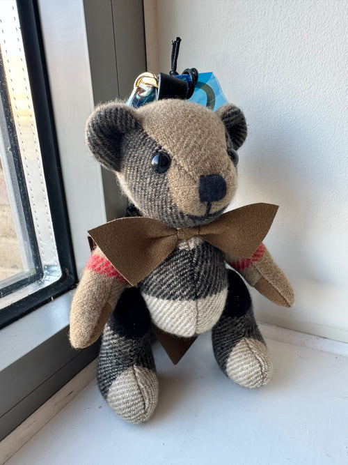 BURBERRY Thomas Bear Charm with Bow Tie | 博柏利 小熊鎖匙扣 (米色)