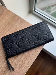 LOUIS VUITTON M60171 Clemence Wallet | 路易威登 長銀包 (黑色) 