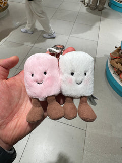 JELLYCAT Amuseables Pair Of Marshmallows Bag Charm | 棉花糖手袋挂饰(白色) 