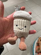 JELLYCAT Amuseables Coffee-To-Go Bag Charm | 咖啡手袋掛飾 (啡色)