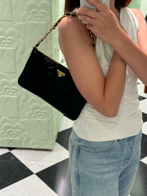 Nylon pouch prada sale