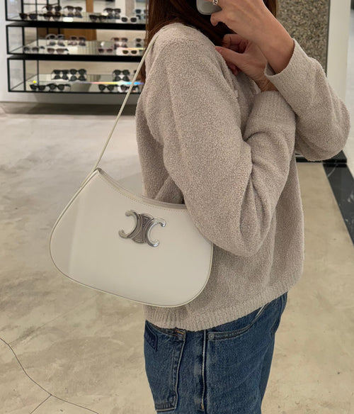 CELINE Medium Tilly Bag | 賽琳 手袋 (白色)