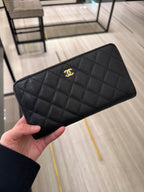 CHANEL AP0242 Classic Long Zipped Wallet | 香奈兒 長銀包 (黑色)