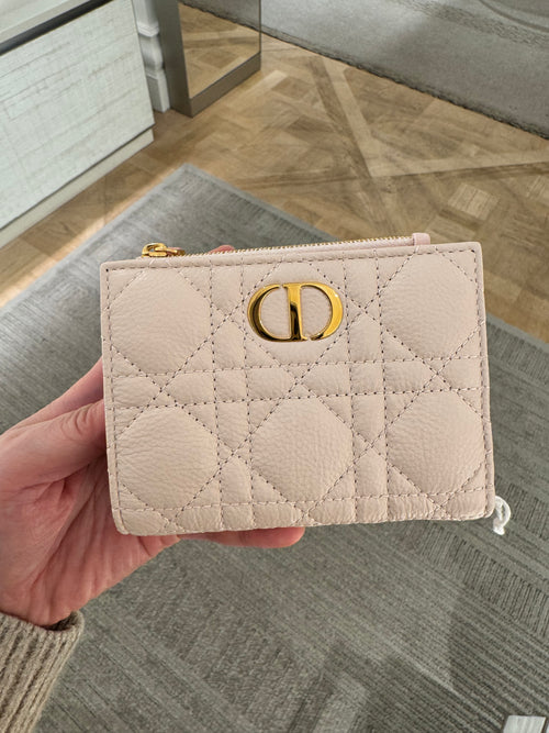 CHRISTIAN DIOR Dior Caro Dahlia Wallet | 迪奧 銀包 (粉紅拼色)