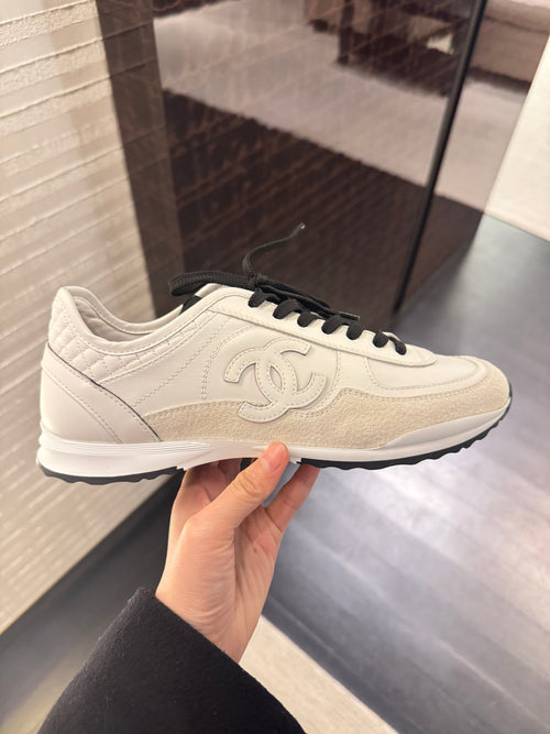 CHANEL 2025 Calfskin & Suede Calfskin Trainers | 香奈兒 波鞋 (多色)