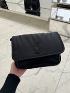 YSL SAINT LAURENT Men's Niki Small Messenger Bag | 聖羅蘭 男仕郵差袋 (黑色)