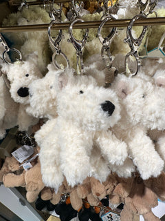 JELLYCAT Munro Scottie Dog Bag Charm | 狗仔掛飾 (白色)