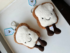 JELLYCAT Amuseables Toast Bag Charm | 吐司手袋吊飾 (啡色)