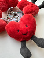 JELLYCAT Amuseables Heart Bag Charms | Heart Bag Charms (Red)