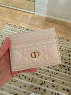 CHRISTIAN DIOR Caro 5-Slot Calfskin Card Holder | 迪奧 卡套 (多色)