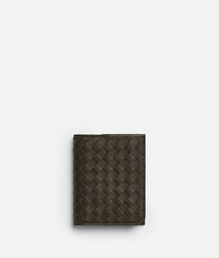 BOTTEGA VENETA Men's Intrecciato Piccolo Flap Card Case | BOTTEGA VENETA Men's Intrecciato Piccolo Flap Card Case (Multicolor)