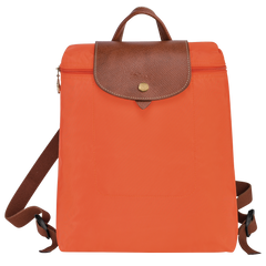 Longchamp orange backpack hotsell