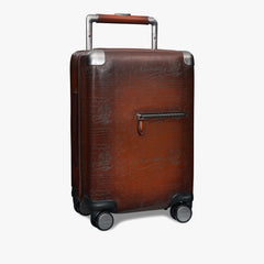 BERLUTI Formula 1005 Scritto Leather Rolling Suitcase £6,650 