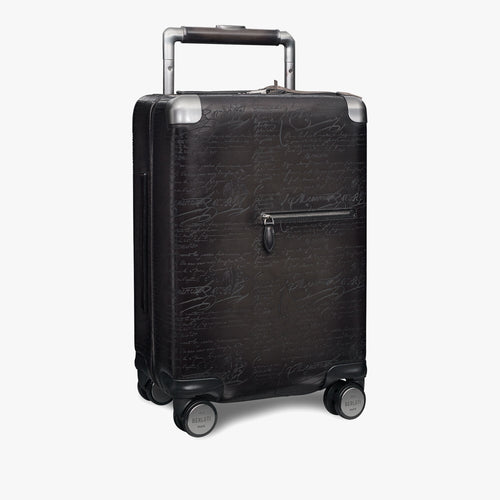BERLUTI Formula 1005 Scritto Leather Rolling Suitcase £6,650 