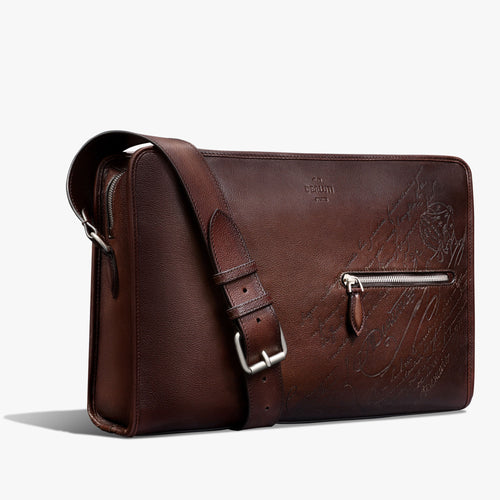 BERLUTI Journalier XL Scritto Leather Messenger £2,530 
