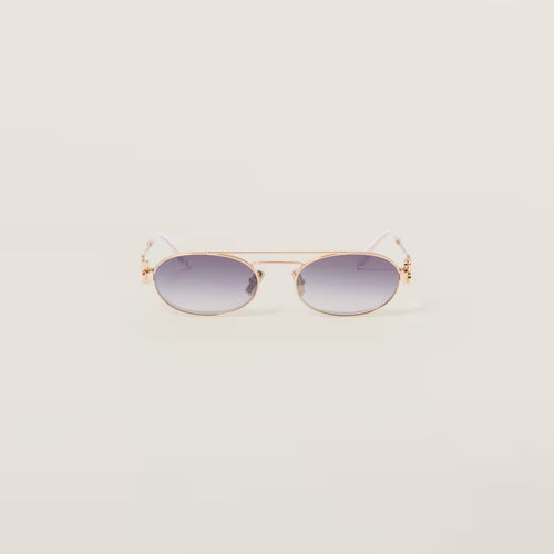 MIU MIU Logo sunglasses (gradient iris lenses)