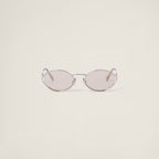 MIU MIU Logo sunglasses (Light gold lenses)