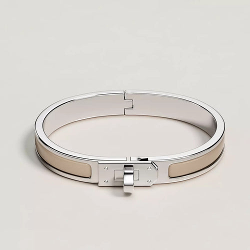 HERMES Mini Clic H Bracelet | 爱马仕手镯(多色/银扣)