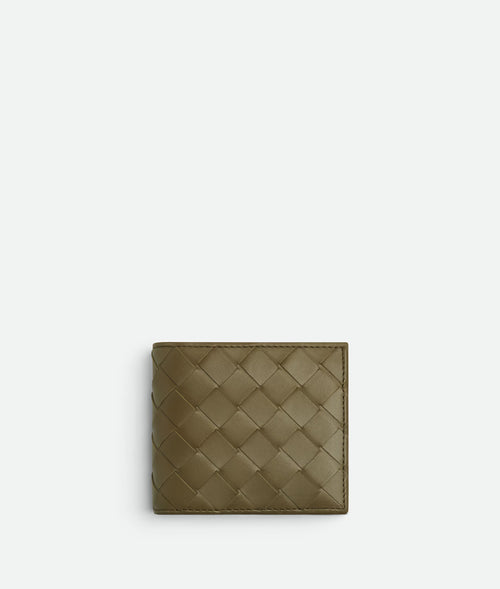 BOTTEGA VENETA Men's Intrecciato Bi-Fold Wallet With Coin Purse | BOTTEGA VENETA Men's Intrecciato Bi-Fold Wallet (Multicolor)