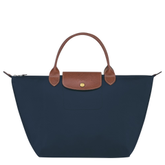 LONGCHAMP Le Pliage Original M Handbag | 瓏驤 短帶手提袋 (Navy)