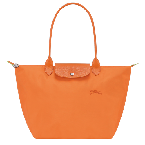 LONGCHAMP Le Pliage Green L Tote Bag | 瓏驤 長肩帶大碼手袋 (Orange)