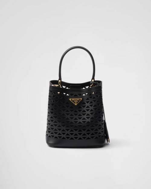 PRADA 1BA217 Panier Leather Mini-Bag with Cut-Out Motif | 普拉達 迷你手袋 (多色)