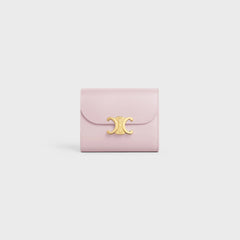 CELINE Small Wallet Triomphe | Celine Arc de Triomphe gold buckle silver bag (multi-color) 