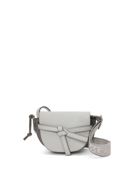 LOEWE Bi-Colour Mini Gate Dual Bag | 羅意威 雙色迷你手袋 (Pearl Grey)