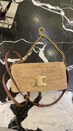 CELINE Raffia Multipochette | 賽琳 草編袋 (啡色)