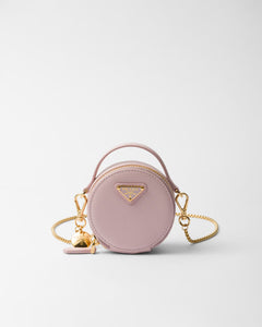 PRADA Saffiano Leather Mini-Pouch | 普拉達 迷你袋 (Pink)