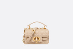 CHRISTIAN DIOR Mini Dior Jolie Top Handle Bag | 迪奧 迷你手袋 (Powder Beige)