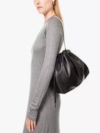 THE ROW Angy Leather Shoulder Bag | 手袋 (深啡色)