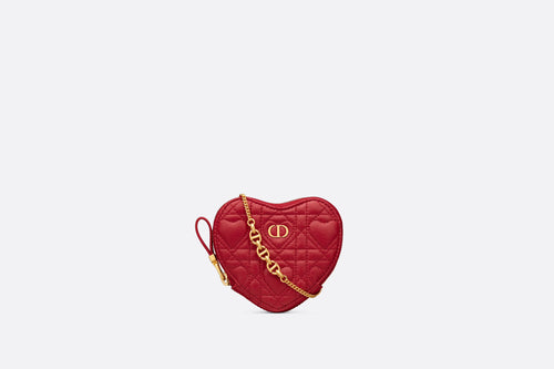 CHRISTIAN DIOR Heart Pouch with Chain Dior heart shaped handbag mul LondonKelly