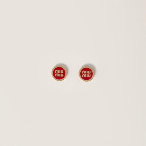 MIU MIU Enameled Metal Earrings | MIU MIU Enameled Metal Earrings (Multicolor)