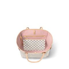 LOUIS VUITTON Neverfull MM Tote Bag White | Louis Vuitton Tote Bag (Multicolor)