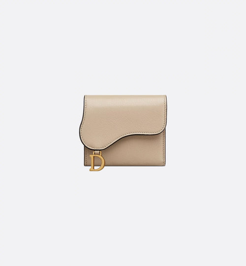 CHRISTIAN DIOR Saddle Lotus Wallet Goatskin | 迪奧 銀包 (多色)