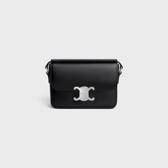 CELINE Teen Triomphe Bag Shiny Calfskin Black | 賽琳 手袋 (多色)