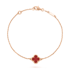 VAN CLEEF & ARPELS Sweet Alhambra Carnelian bracelet | Sweet Alhambra Carnelian bracelet (rose gold)