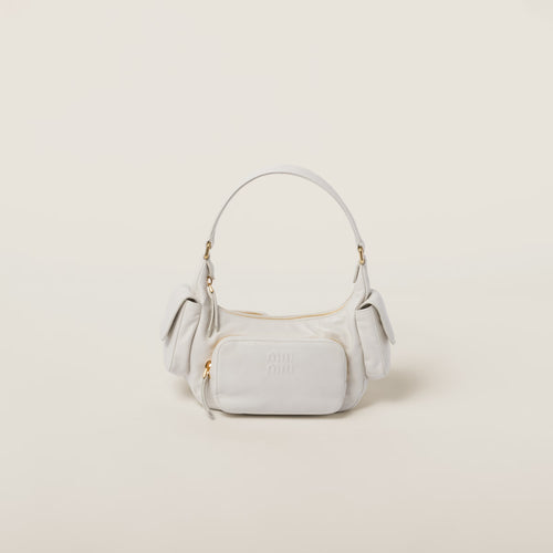 MIU MIU Nappa leather Pocket Bag | Miu Miu underarm bag (multi-color)