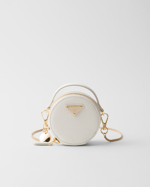 PRADA Saffiano Leather Mini-Pouch | 普拉達 迷你袋 (White)