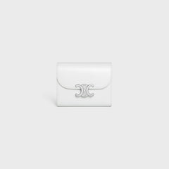 CELINE Small Wallet Triomphe Shiny Calfskin | 賽琳 牛皮凱旋門金扣銀包 (多色)