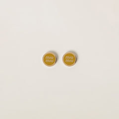 MIU MIU Enameled Metal Earrings | 缪缪耳环(多色)