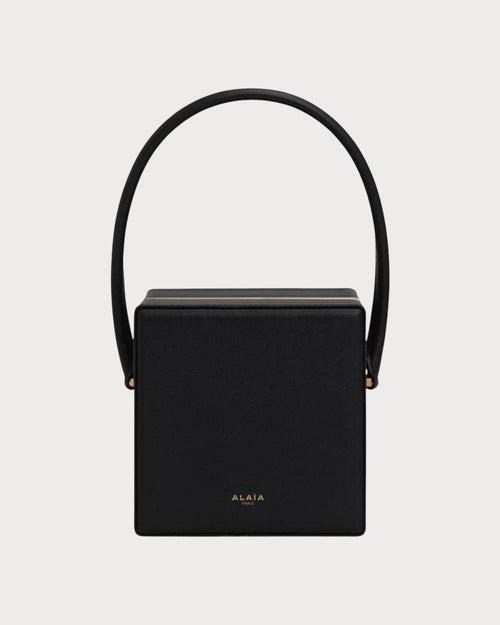 ALAIA Cube Minaudiere In Lambskin(Black) - LONDONKELLY 英國名牌代購