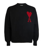 AMI PARIS Red Ami De Coeur Sweater | 阿米巴黎 上衣 (黑色) - LondonKelly 英國名牌代購