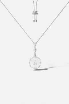 APM MONACO AC5794XNAA Alphabet Eternelle Adjustable Necklace | 可調式頸鏈 (銀色) - LondonKelly 英國名牌代購