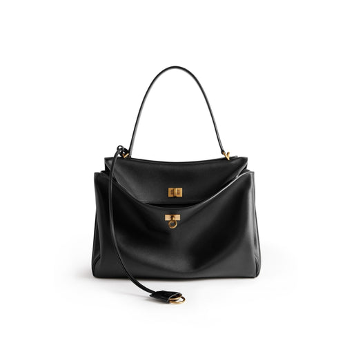 BALENCIAGA Women's Rodeo Medium Handbag | 巴黎世家 手袋 (黑色) - LondonKelly 英國名牌代購