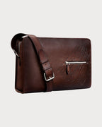 BERLUTI Journalier XL Scritto Leather Messenger | 伯鲁提 男仕手袋 (啡色) - LONDONKELLY 英国名牌代购