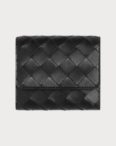 BOTTEGA VENETA Intrecciato Tri - Fold Wallet With Origami Coin Purse | 葆蝶家 銀包 (多色) - LONDONKELLY 英國名牌代購