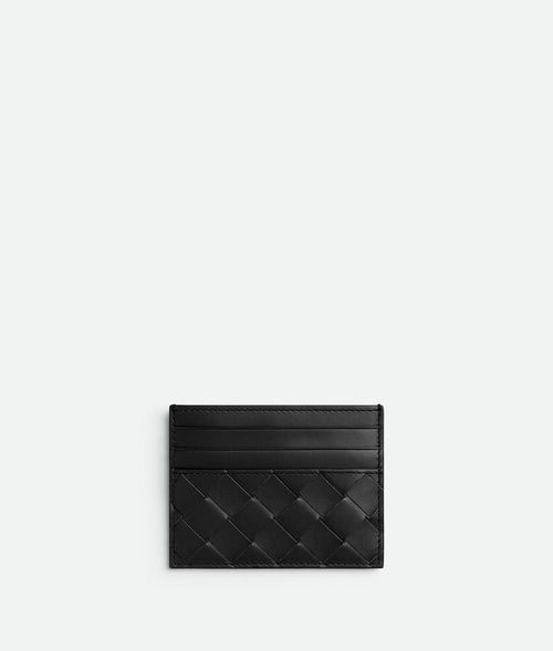 BOTTEGA VENETA Men's Leather Intrecciato Credit Card Case | 葆蝶家 男仕卡套 (黑色) - LondonKelly 英國名牌代購