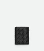 BOTTEGA VENETA Small Intrecciato Tri-Fold Zip Wallet | 葆蝶家 銀包 (黑色) - LondonKelly 英國名牌代購